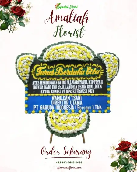 Papan Bunga Duka kawasan industri kota bukit indah purwakarta